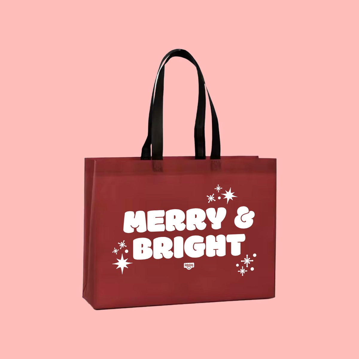 Merry & Bright - Large Tote Bag