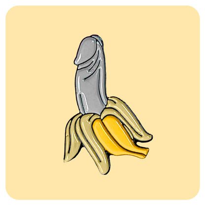 Bananadick Split Enamel Pin