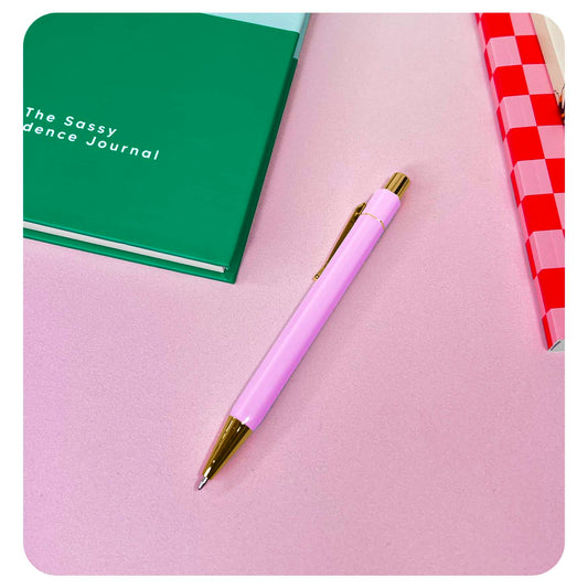 Hexagonal Pink Pastel Fab-Pen