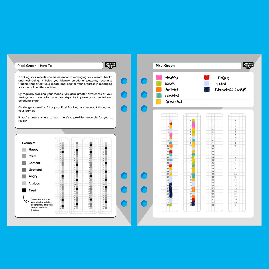 Generic Food Diary - A6 Organiser Insert