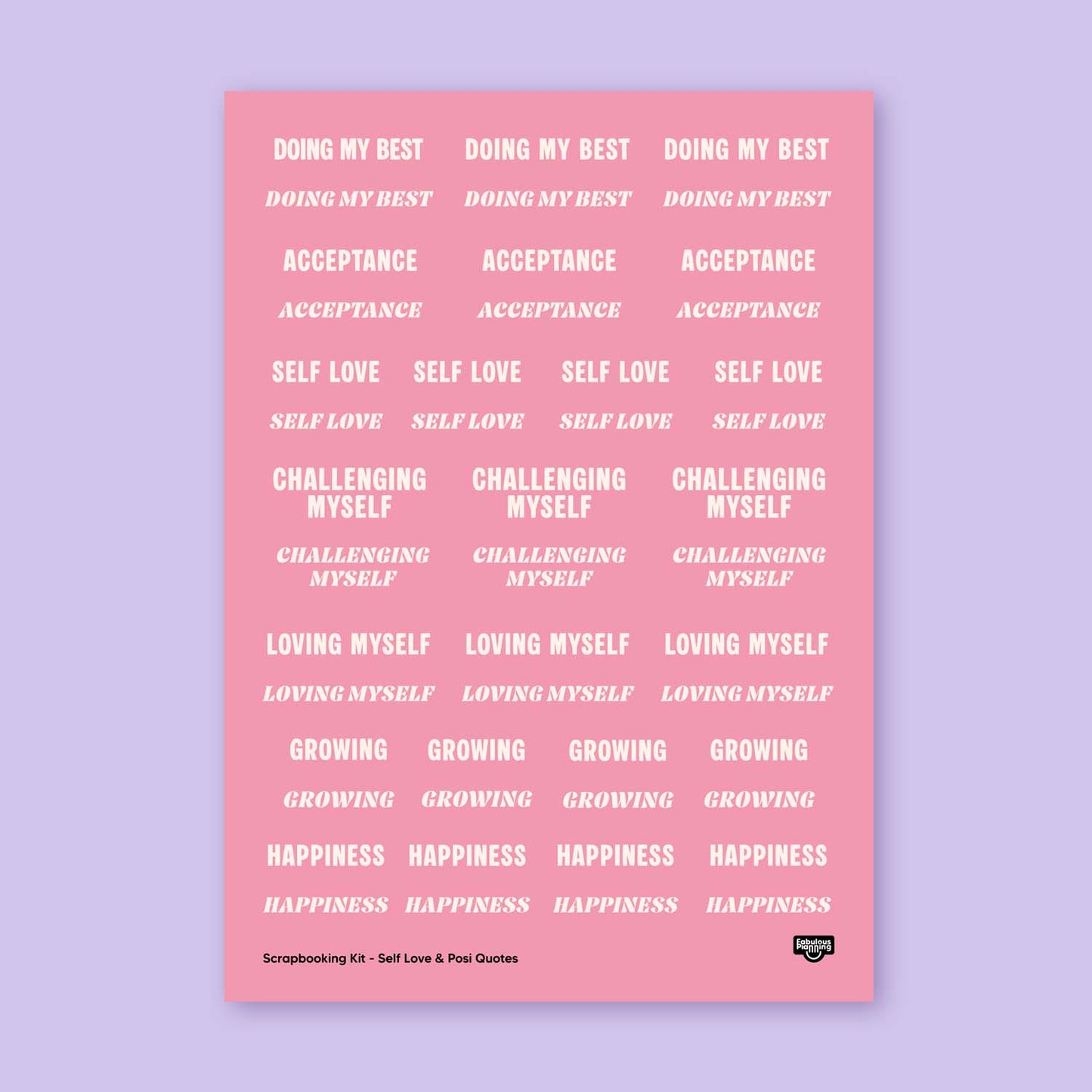 2026 Vision Board & Scrapbooking Kit