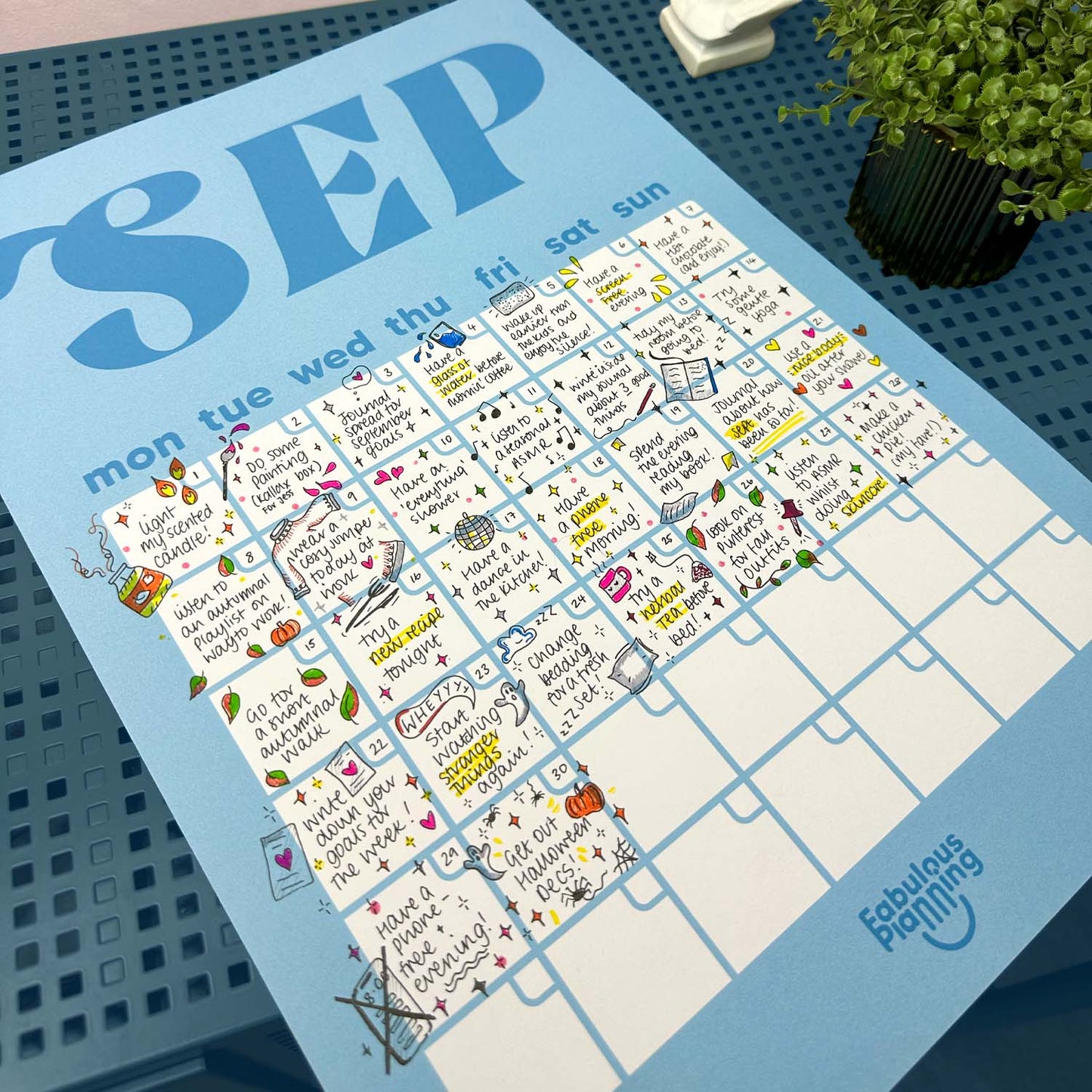 Monthly Wall Planner