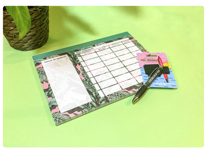 A4 - Yearly Planning Pad - Botanical - Fabulous Planning - A4 - PAD - BOTANICAL