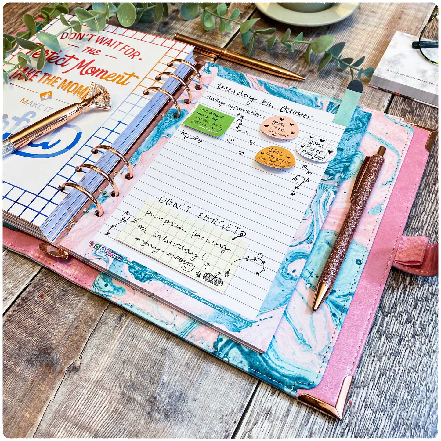 A5 - Cartral Paper - Insert - Acid Wash - Fabulous Planning - [W] A5 - CARTRAL - ACIDWASH