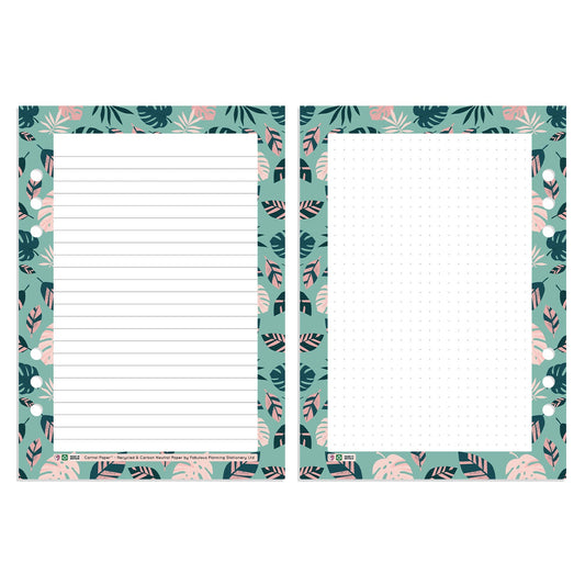 A5 - Cartral Paper - Insert - Botanical - Fabulous Planning - [W] A5 - CARTRAL - BOTANICAL