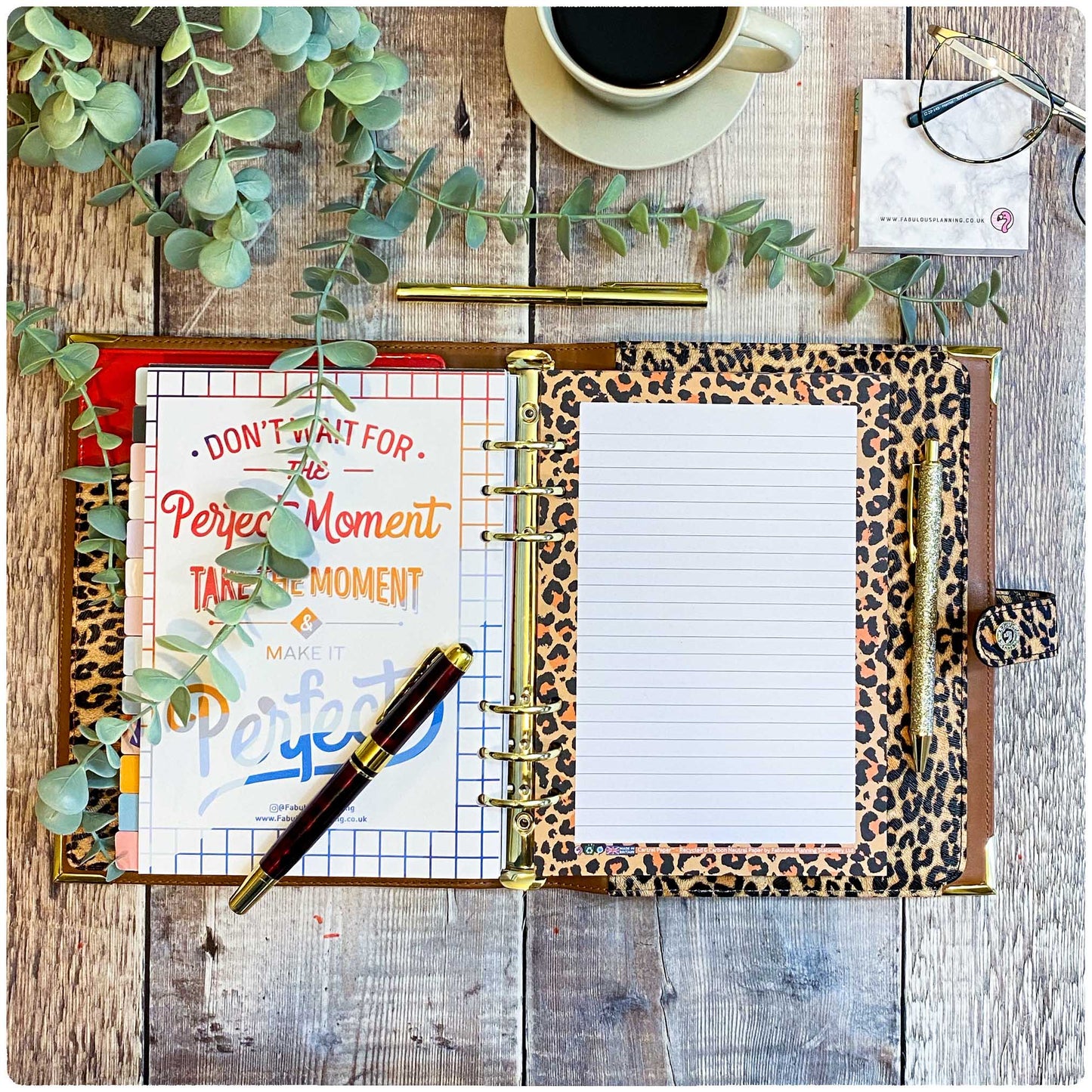 A5 - Cartral Paper - Insert - Leopard - Fabulous Planning - [W] A5 - CARTRAL - LEOPARD