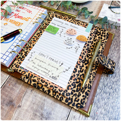 A5 - Cartral Paper - Insert - Leopard - Fabulous Planning - [W] A5 - CARTRAL - LEOPARD