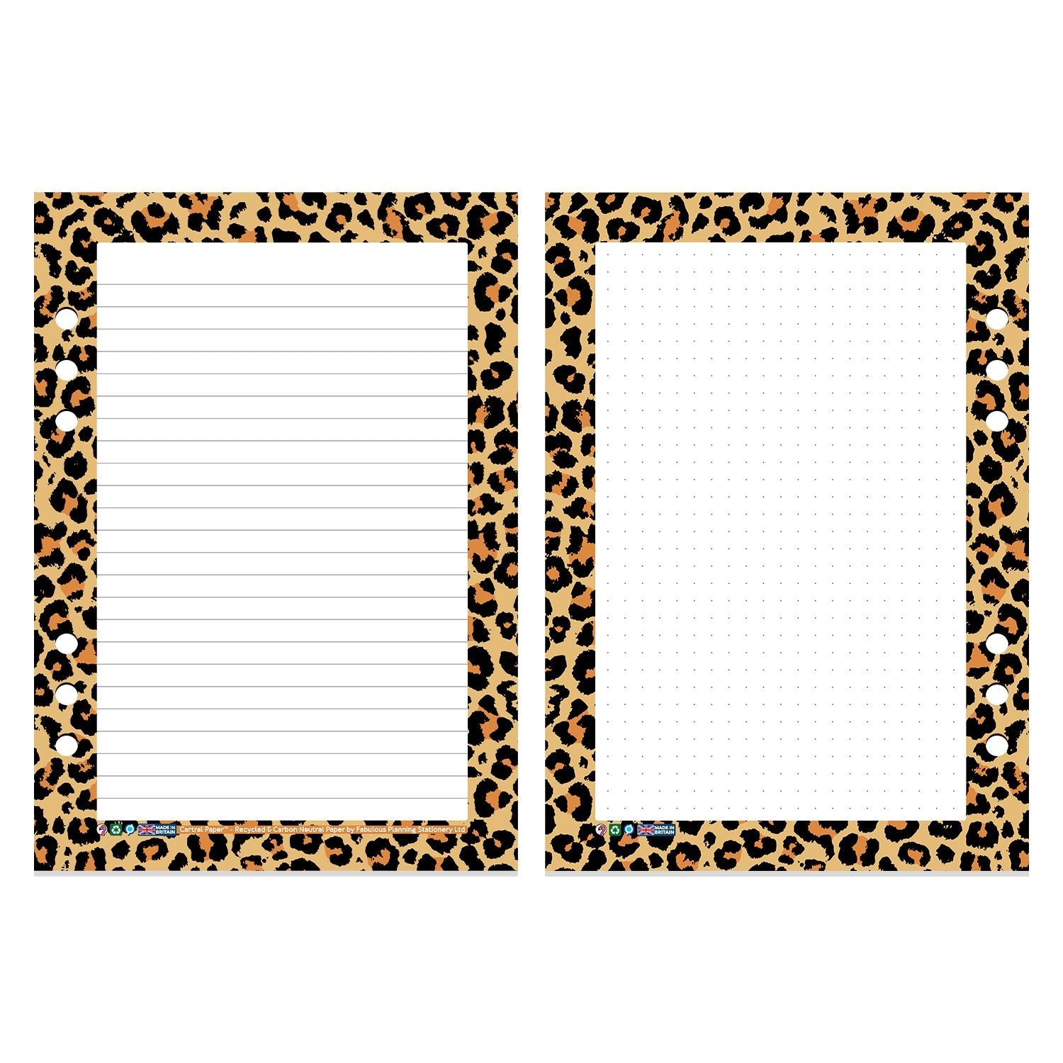 A5 - Cartral Paper - Insert - Leopard - Fabulous Planning - [W] A5 - CARTRAL - LEOPARD