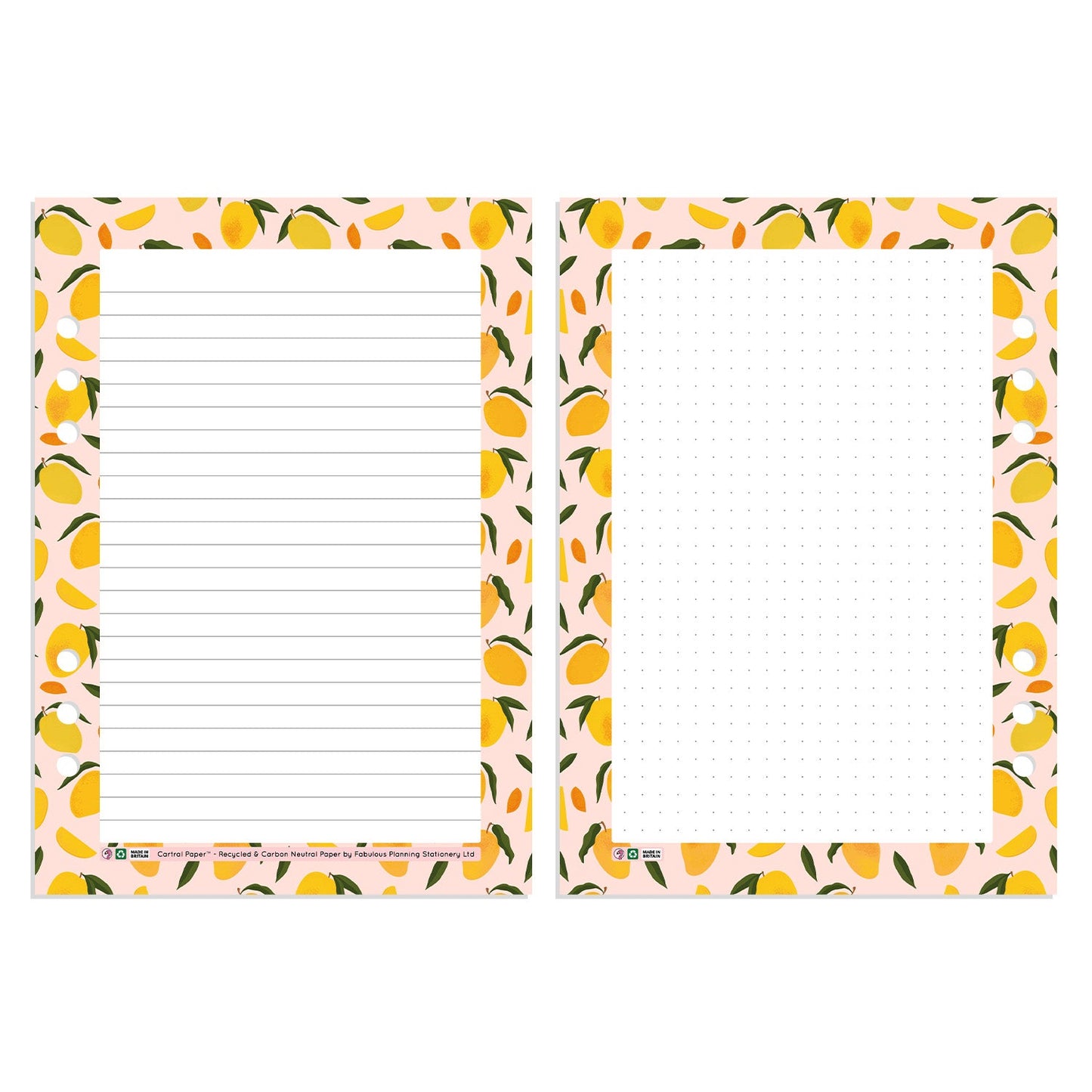 A5 - Cartral Paper - Insert - Mango - Fabulous Planning - [W] A5 - CARTRAL - MANGO