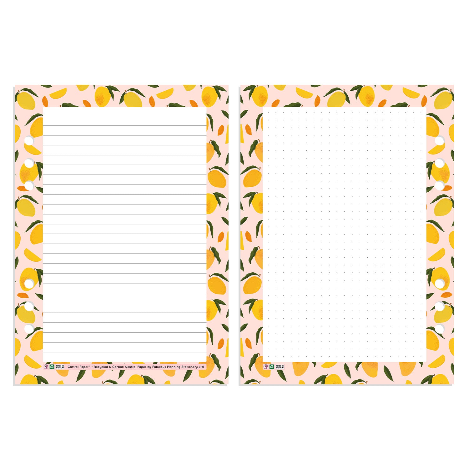 A5 - Cartral Paper - Insert - Mango - Fabulous Planning - [W] A5 - CARTRAL - MANGO