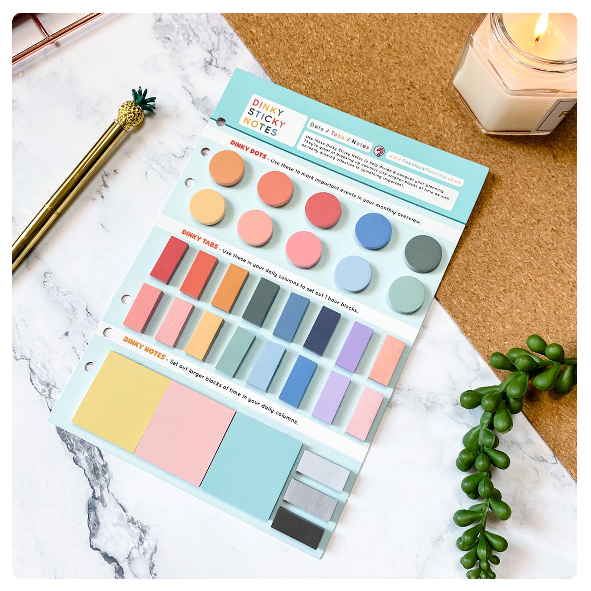 A5 Sticky Notes - Organiser Insert – Fabulous Planning