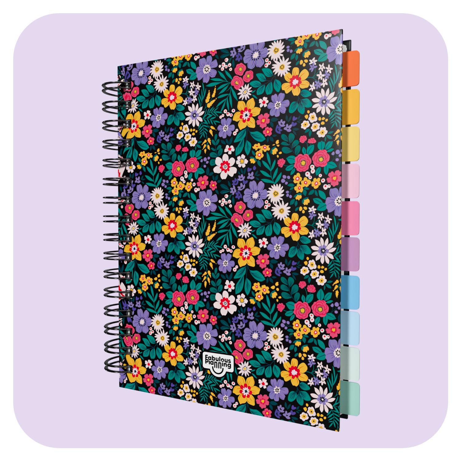 Academic 2025 Journal - Fabulous Planning - SPIRAL - 2025 - ACADEMIC - FLORAL