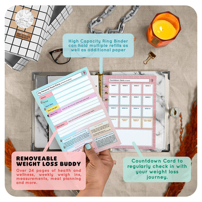 Acid Wash - Food Diary Organiser P3 - Fabulous Planning - FO - ACIW - CAL - NMP