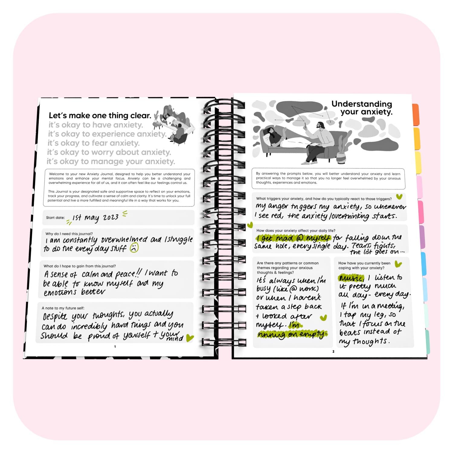 Anxiety Life Journal – Fabulous Planning