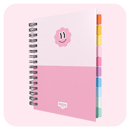 Anxiety Life Journal - Fabulous Planning - SPIRAL - ANXIETY - PINK