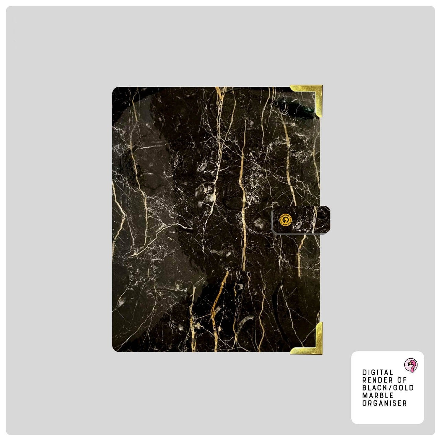 Black Marble Organiser - P3 Stationery Bundle - Fabulous Planning - [STATBUN] BLACKM - GFL - CC