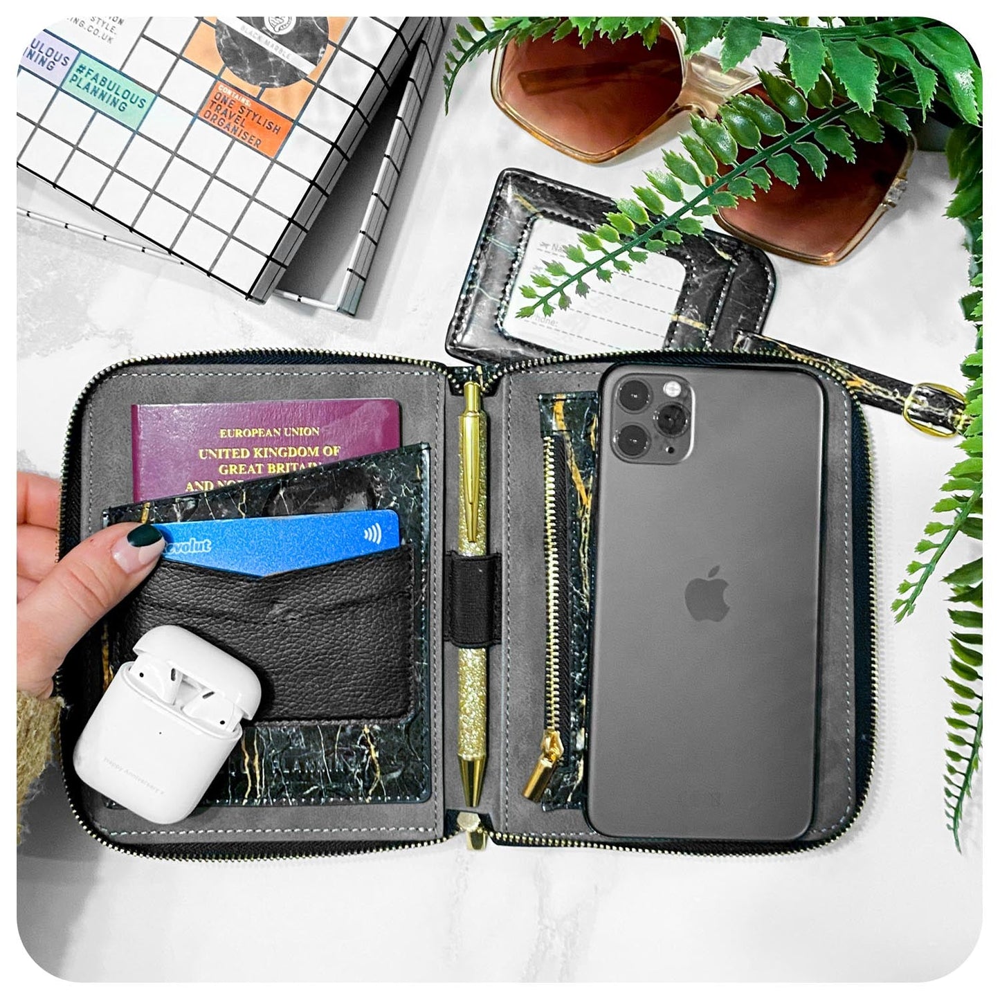 Black Marble - Travel Organiser - Fabulous Planning - TO - BLACKMARBLE - P3