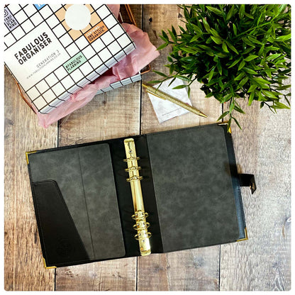 Black Padded Organiser - P3 Stationery Bundle - Fabulous Planning - [STATBUN] BLAP - GFL - CC