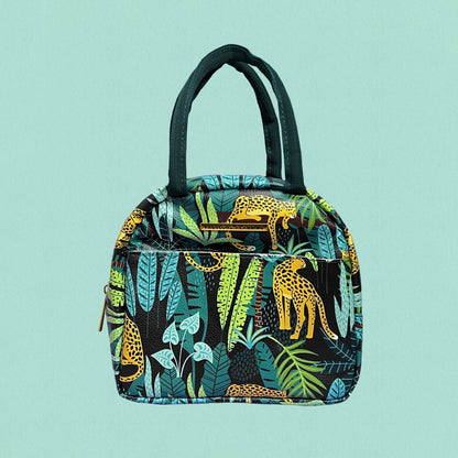 Botanical Cheetah Lunch Bag - Fabulous Planning - LUNCH - BOCHEETAH