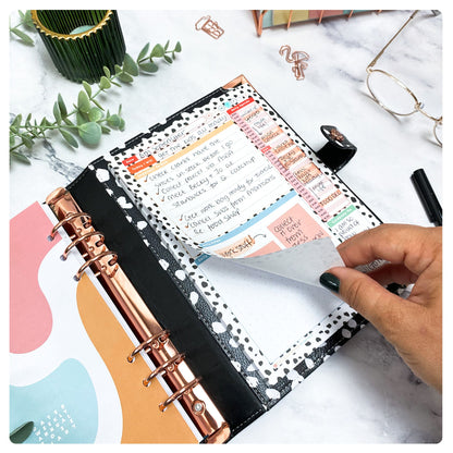 Dalmatian A5 Daily Agenda Pad - Fabulous Planning - DALMAT - DAILYAGENDA - Q1