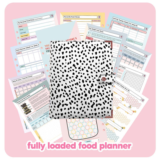 Dalmatian - Food Diary Organiser P3 - Fabulous Planning - FO - DALMATIAN - CAL - NMP