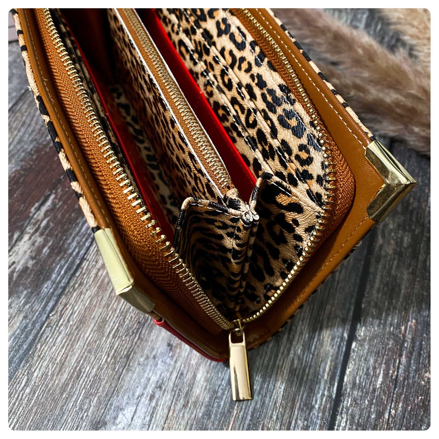 "Exotic" Leopard Continental Fab - Purse Seconds - Fabulous Planning - FABPURSE - LEOPARD - SECONDS