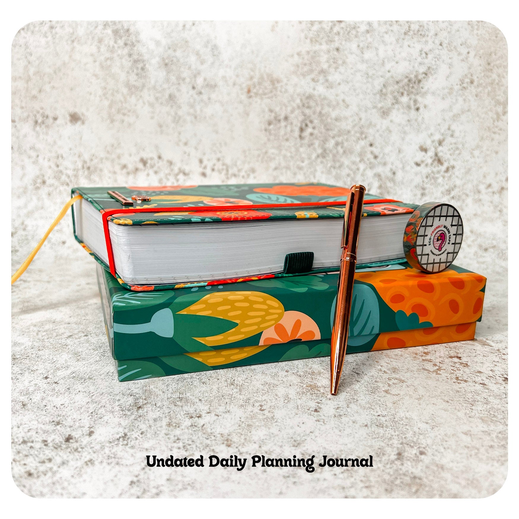 Floral - Planning Journal - Fabulous Planning - P4 - FLORAL - UND - WKLY