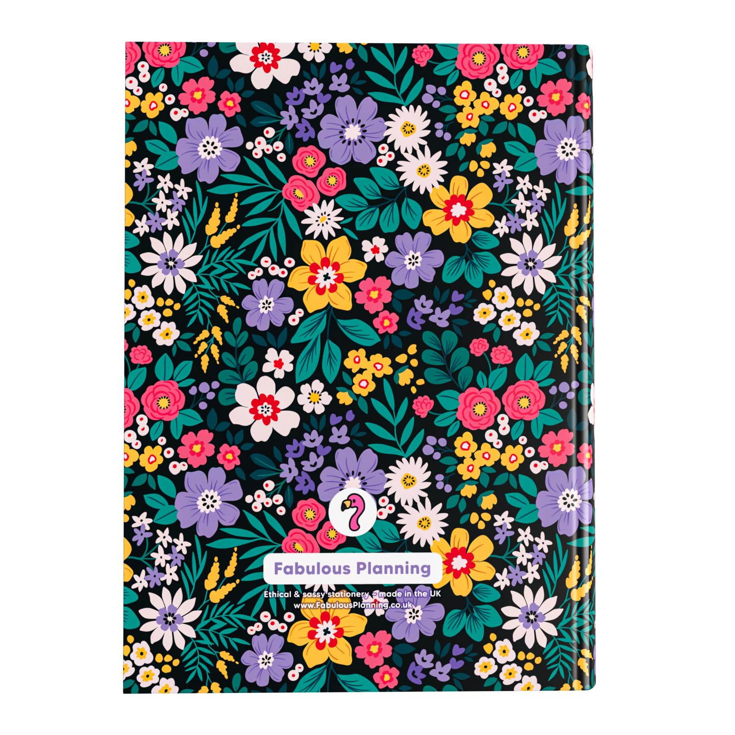 Flowers - A5 Paperback Notebook - Fabulous Planning - PAPER - LINED - FlOWERS