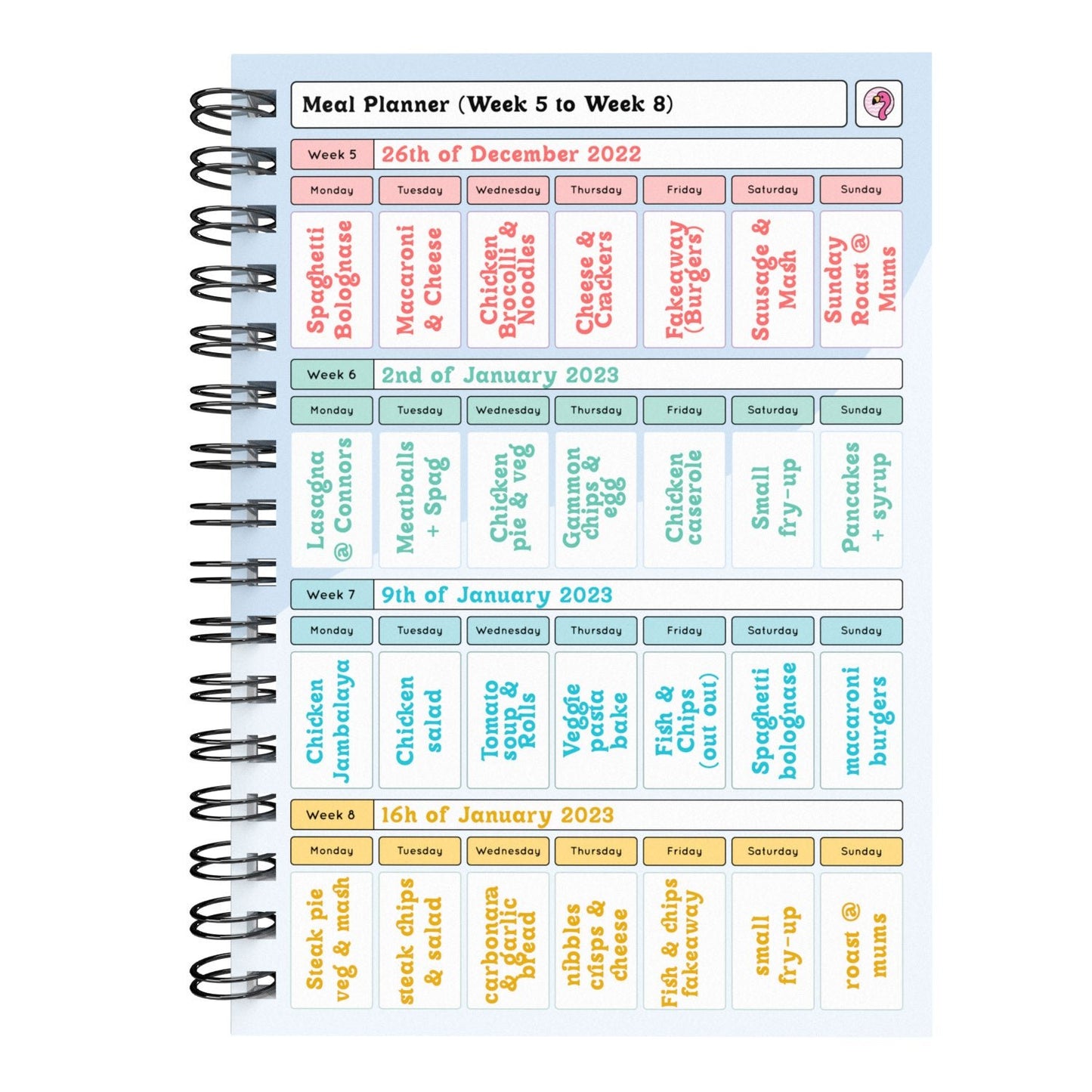 Food Diary - C13 - Calorie Counting - Fabulous Planning - [W] 3MTH - CAL - C13+