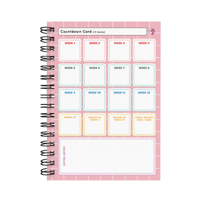 Food Diary - C14 - Slimming World Compatible - Compact - Fabulous Planning - [W] 3MTH - SW2 - C14+