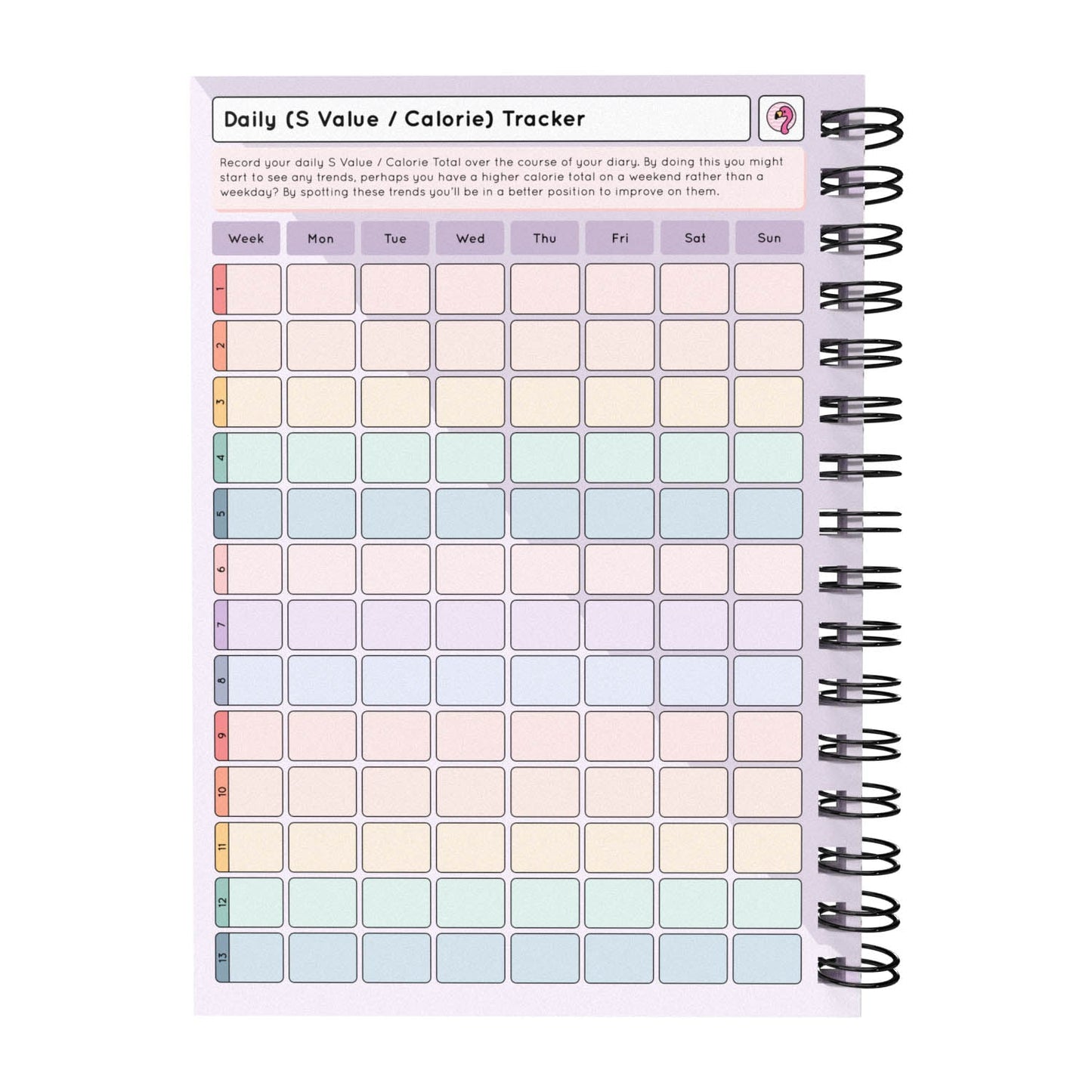 Food Diary - C14 - Slimming World Compatible - Compact - Fabulous Planning - [W] 3MTH - SW2 - C14+