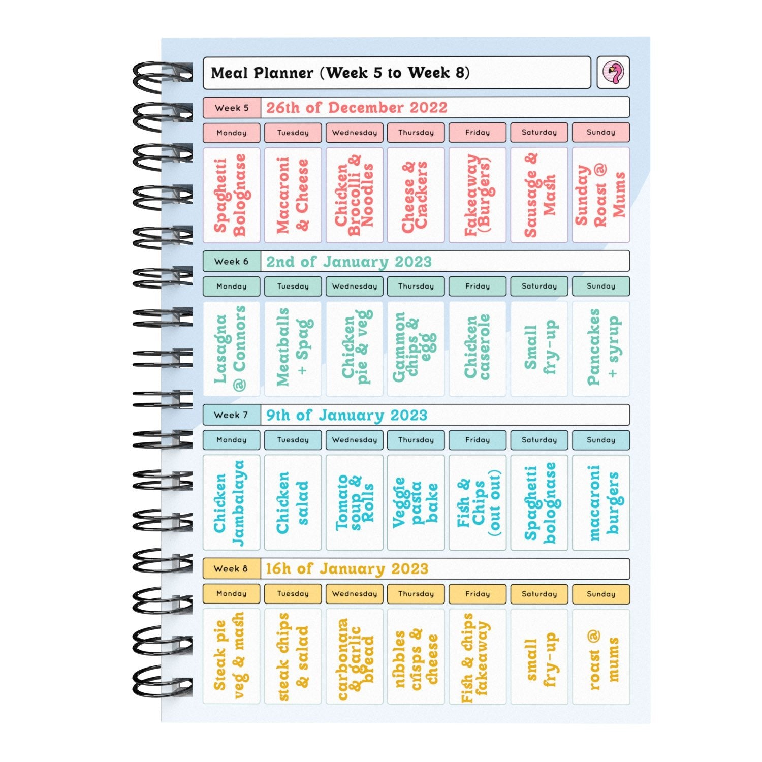 Food Diary - C24 - Calorie Counting - Fabulous Planning - [W] 3MTH - CAL - 24+