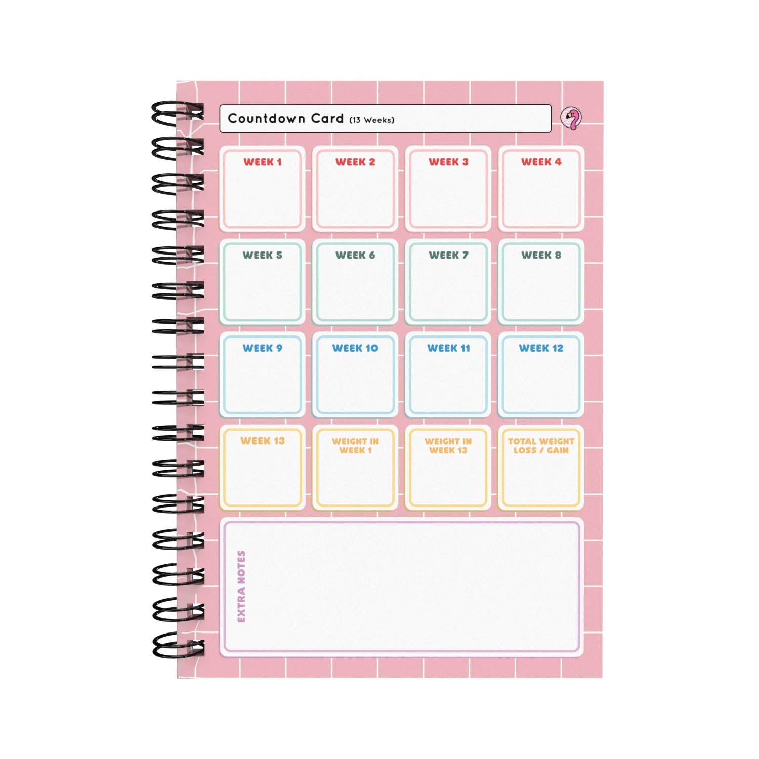 Food Diary - C24 - Slimming World Compatible - Compact - Fabulous Planning - [W] 3MTH - SW2 - C24+