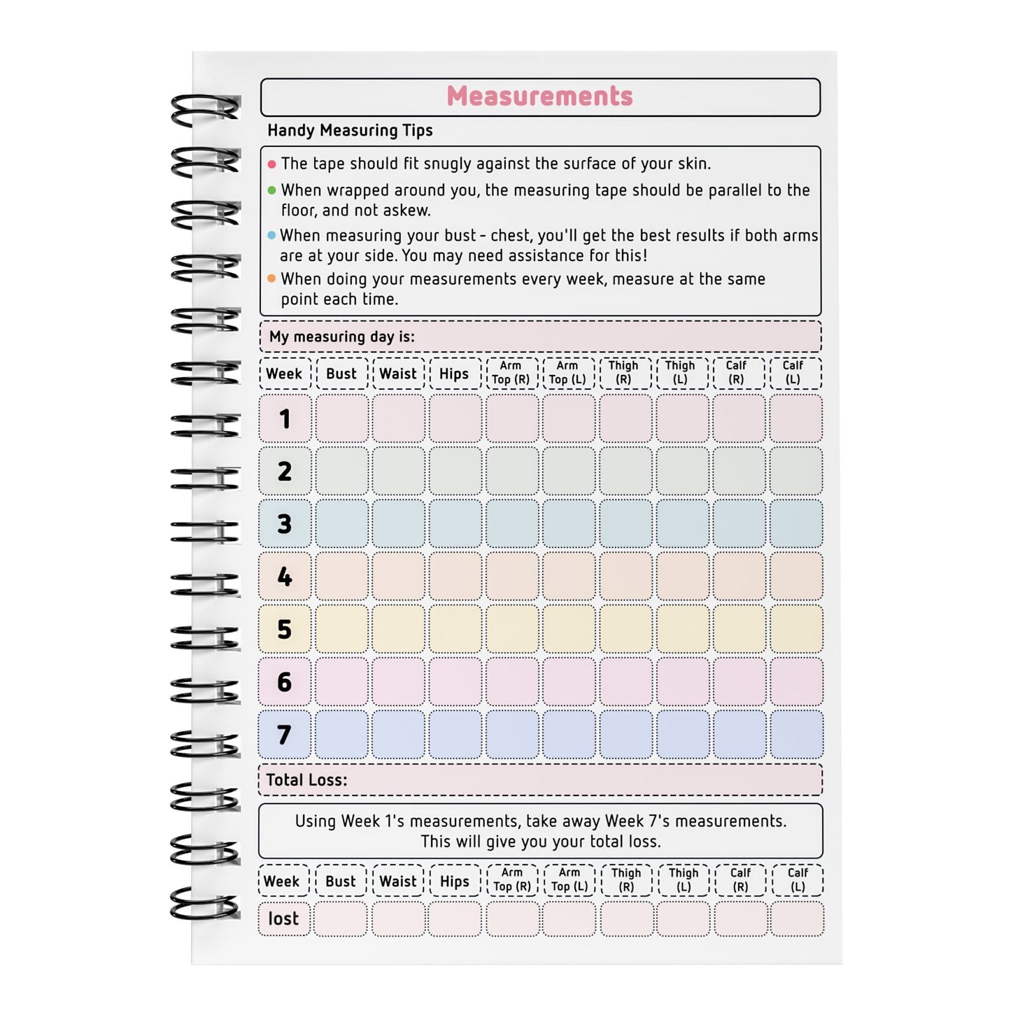 Food Diary - C38 - Slimming World Compatible - Compact - Fabulous Planning - [W] 3MTH - SW2 - C38+