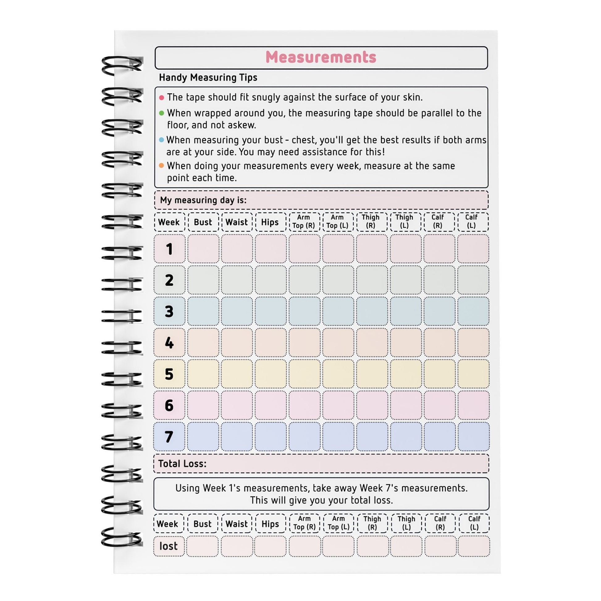 Food Diary - C38 - Slimming World Compatible - Compact - Fabulous Planning - [W] 3MTH - SW2 - C38+