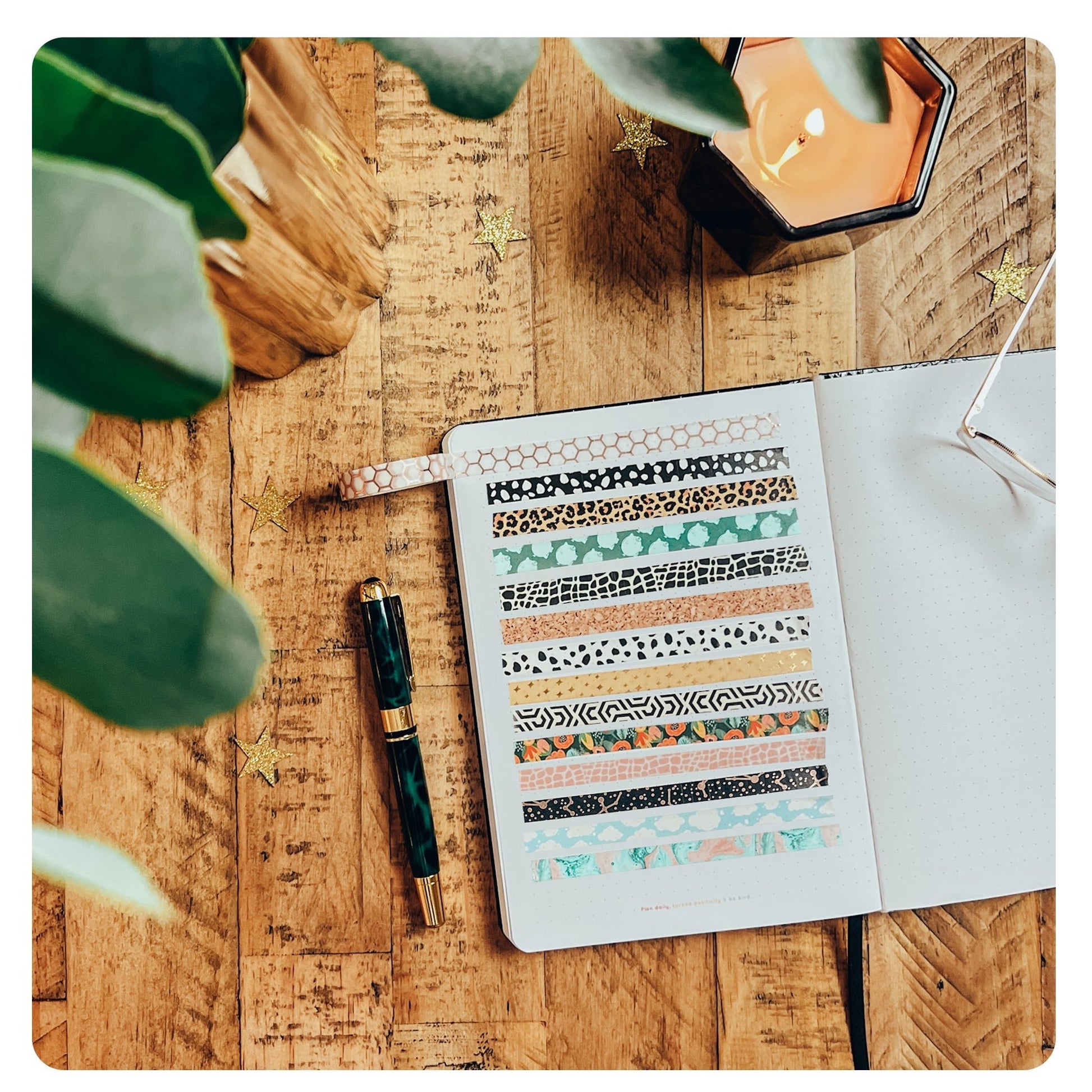 Freebie Rose Gold Astronomy Washi Tape 10mm - Fabulous Planning - Washi - Astronomy - 10mm - Freebie