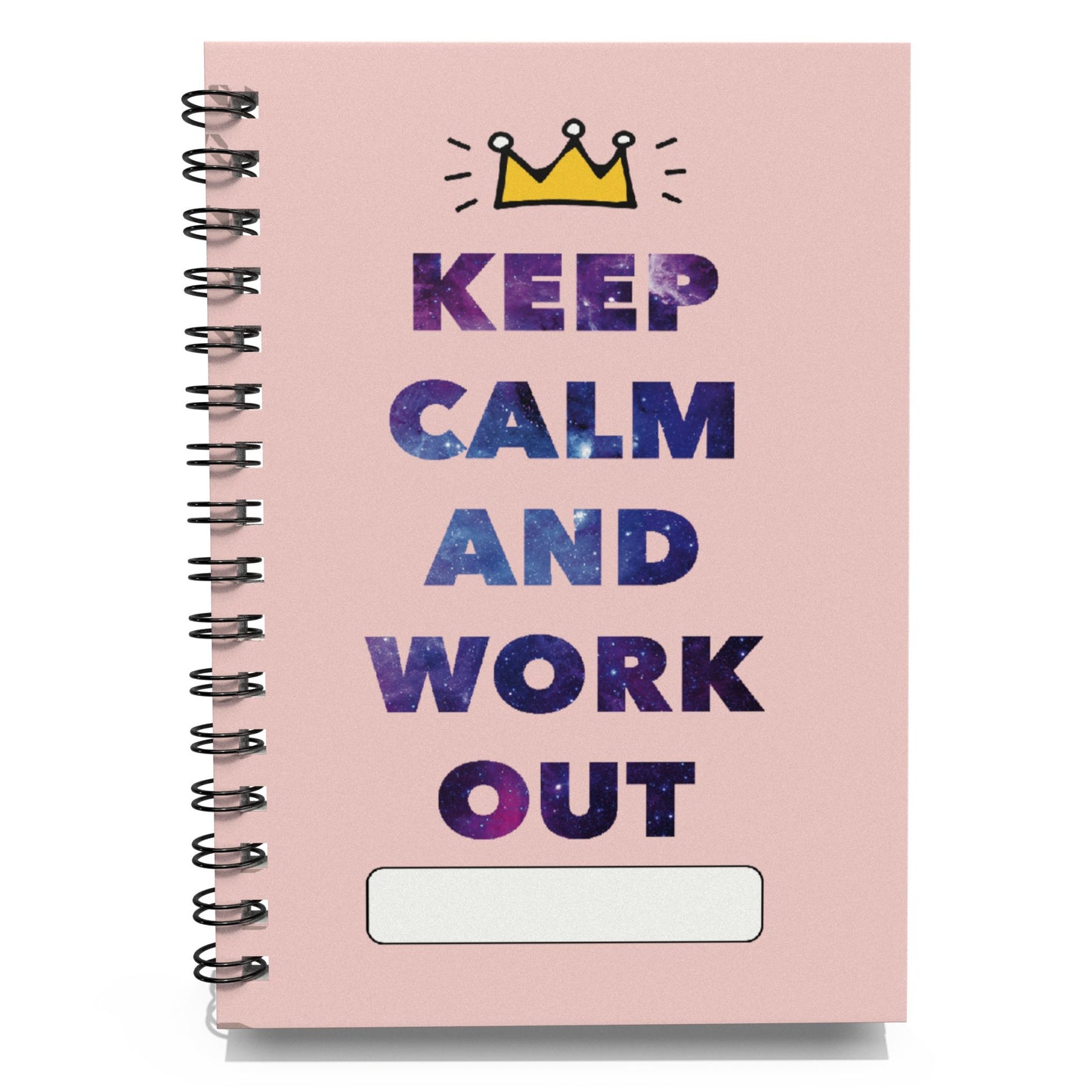 Gym Diary - Workout Log - Keep Calm - Fabulous Planning - A5 - XL - GYMDIARY - C9