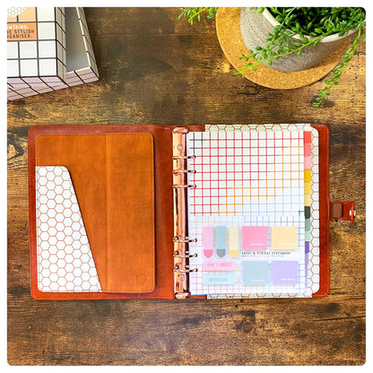 Honeycomb Organiser - Undated Daily Diary P3 - Fabulous Planning - FO - HONEY - PD - EET