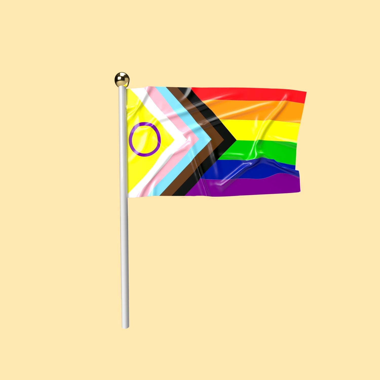 Intersex Progress - Pride Flag - Freebie - Fabulous Planning - Flag - Intersex - Progress - Freebie