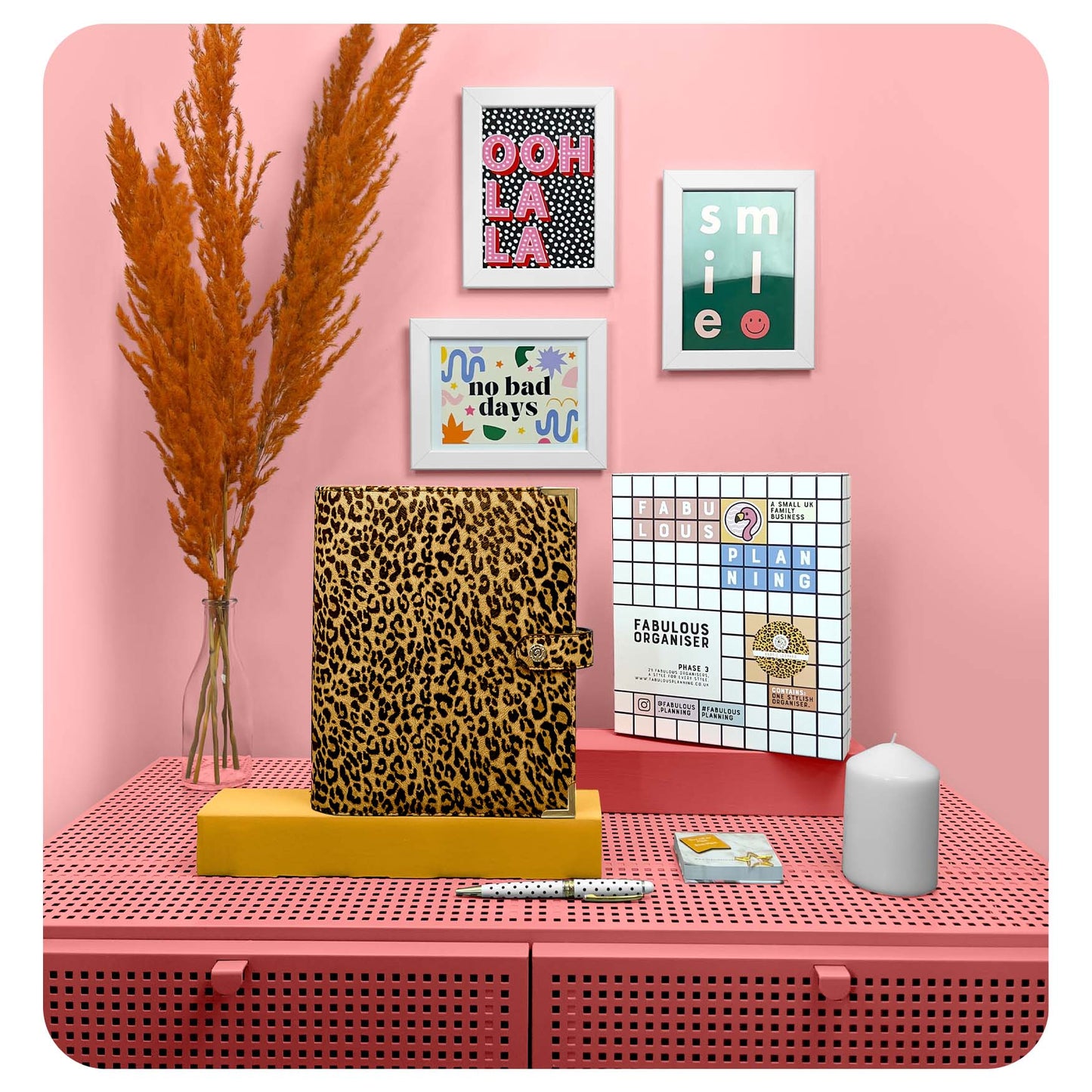 Leopard Organiser Shell - Fabulous Planning - FO - LEO - SHELL