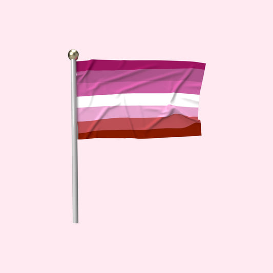 Lesbian - Pride Flag - Fabulous Planning - Flag - Lesbian