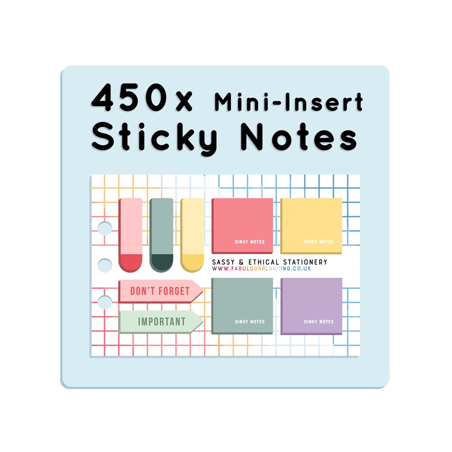 Mini Sticky Notes - Organiser Insert – Fabulous Planning