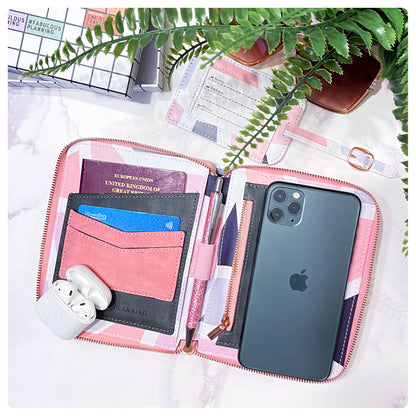 Pink Geometric - Travel Organiser - Fabulous Planning - TO - PINKGEO - P3