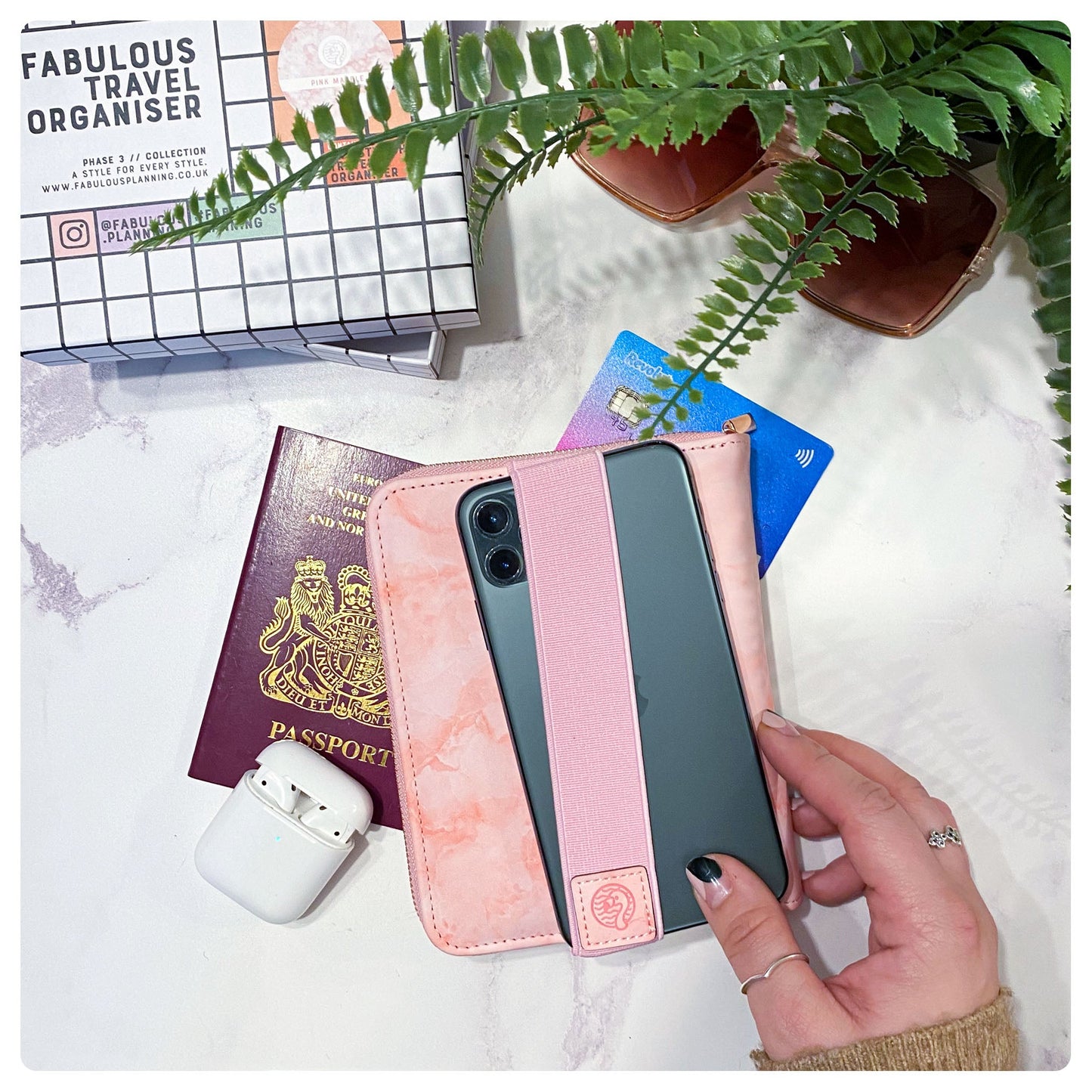 Pink Marble - Travel Organiser - Fabulous Planning - TO - PINKMARBLE - P3