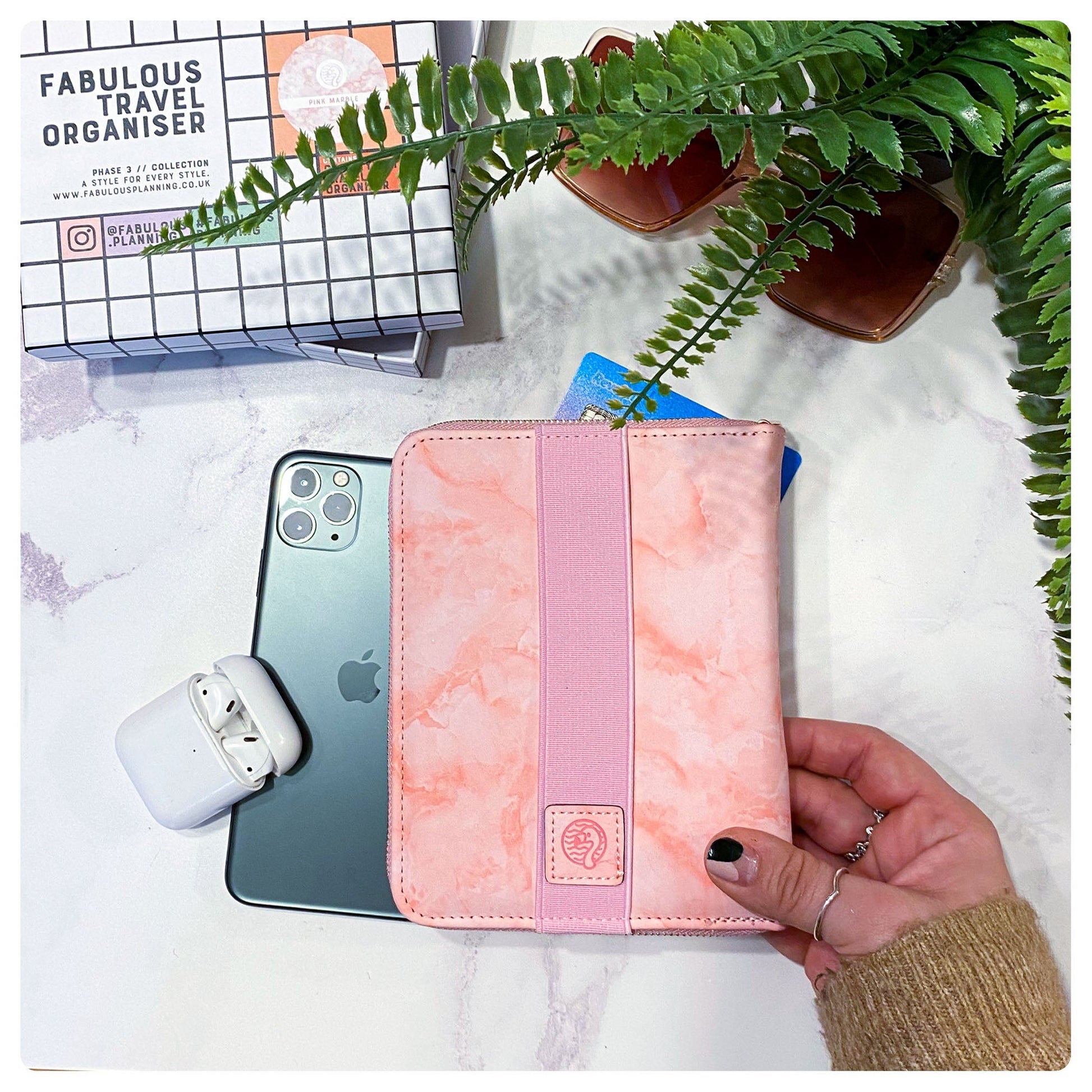 Pink Marble - Travel Organiser - Fabulous Planning - TO - PINKMARBLE - P3