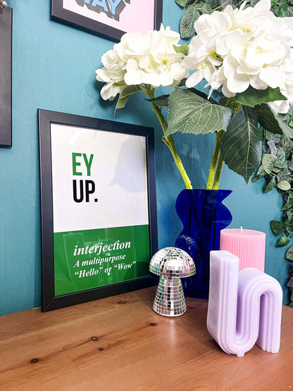 Posi Posters - Yorkshire "Ey Up" - Fabulous Planning - A4 - POSIPOST - YS3