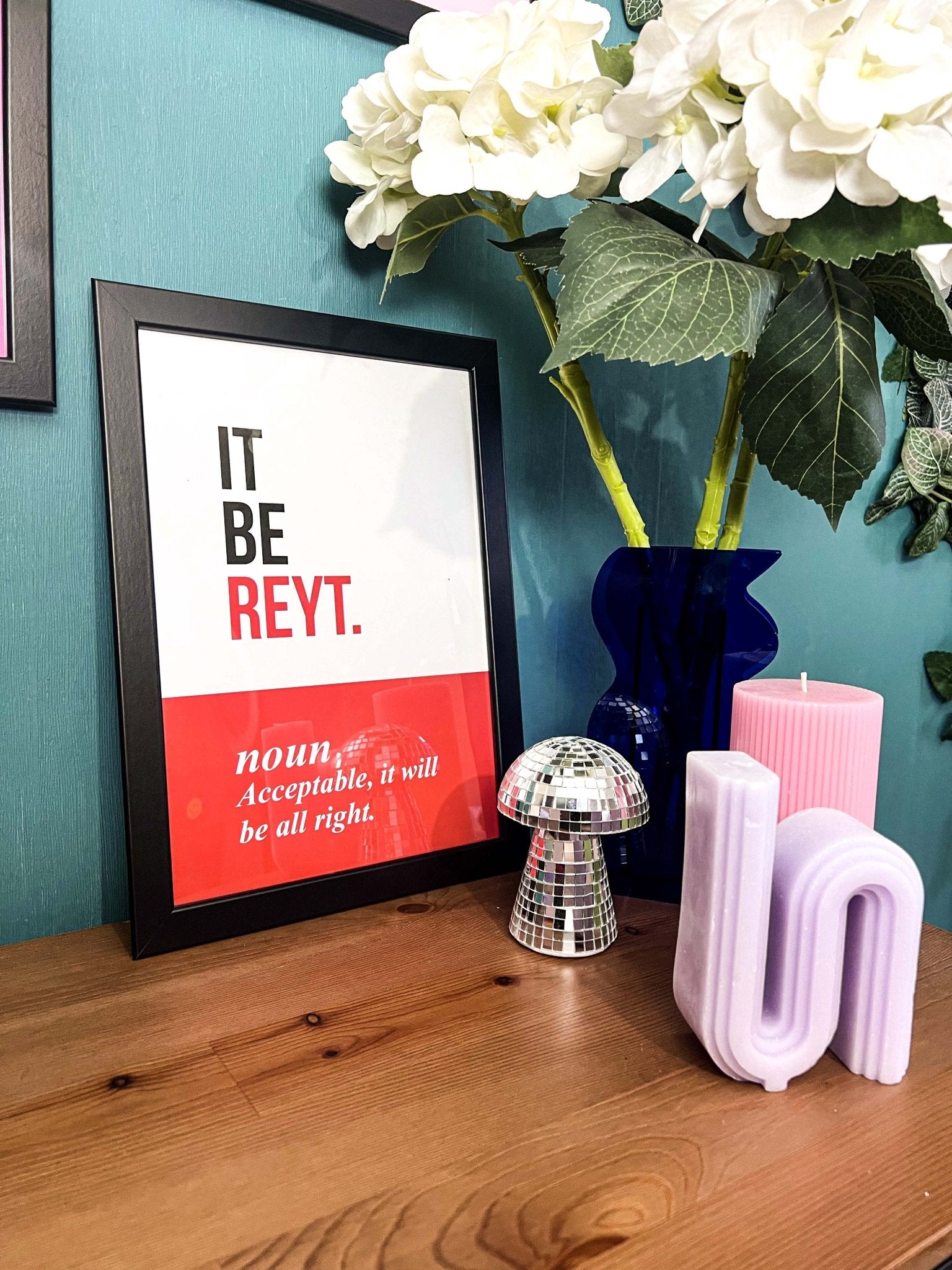 Posi Posters - Yorkshire "It Be Reyt" - Fabulous Planning - A4 - POSIPOST - YS1