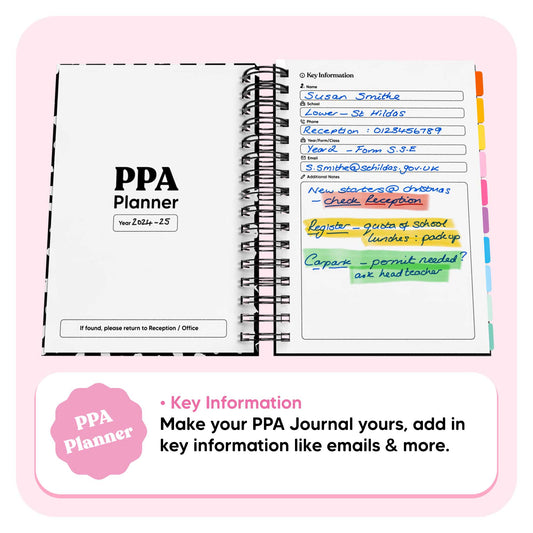 PPA Undated Journal - Fabulous Planning - SPIRAL - PPA - 2024 - 2025