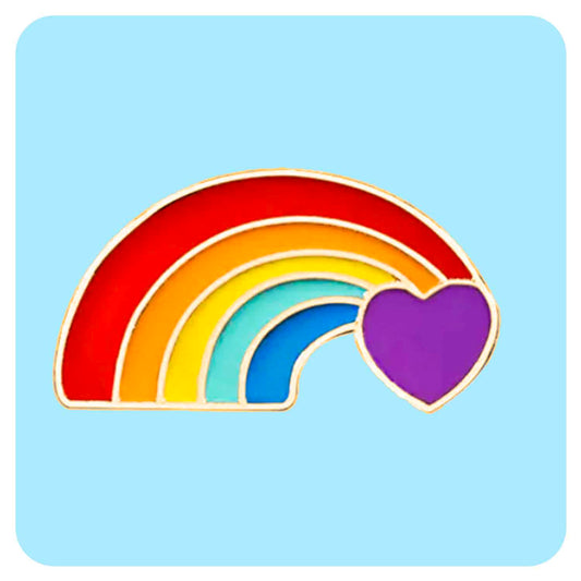 Pride Colourful Rainbow Enamel Pin - Fabulous Planning - PIN - 96 - PLASTIC