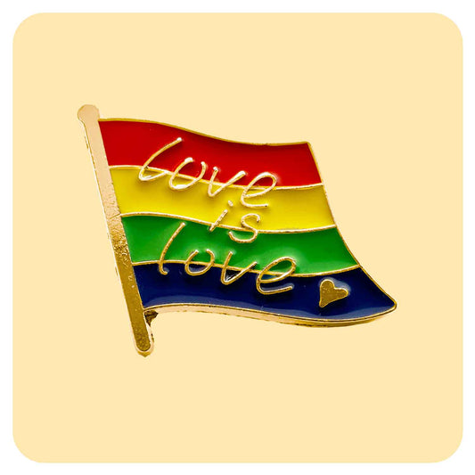 Pride Love is Love Enamel Pin - Fabulous Planning - PIN - 86 - PLASTIC